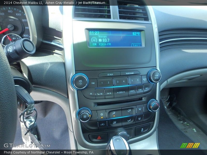 Ashen Gray Metallic / Jet Black/Titanium 2014 Chevrolet Malibu LS