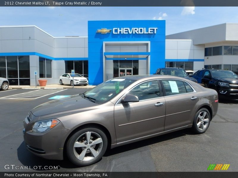 Taupe Gray Metallic / Ebony 2012 Chevrolet Malibu LT