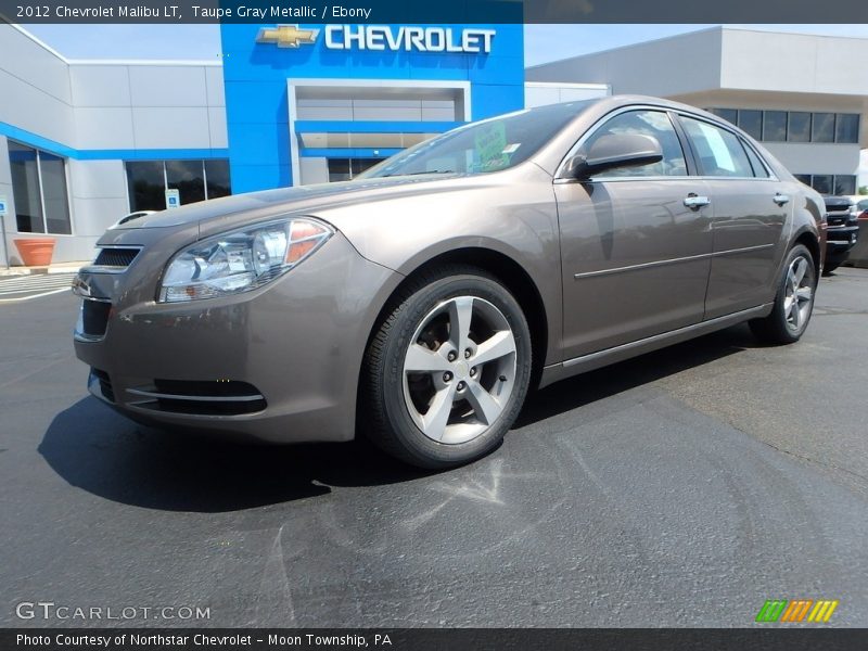 Taupe Gray Metallic / Ebony 2012 Chevrolet Malibu LT