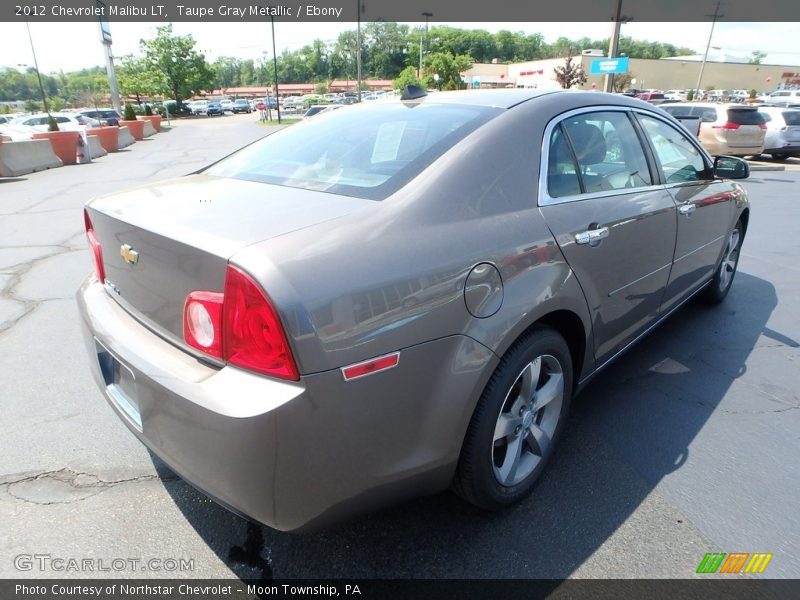 Taupe Gray Metallic / Ebony 2012 Chevrolet Malibu LT