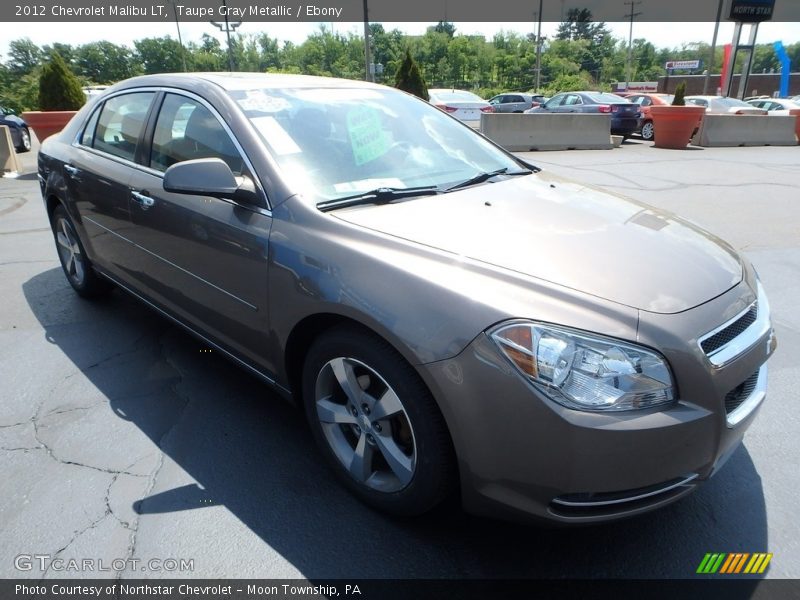 Taupe Gray Metallic / Ebony 2012 Chevrolet Malibu LT
