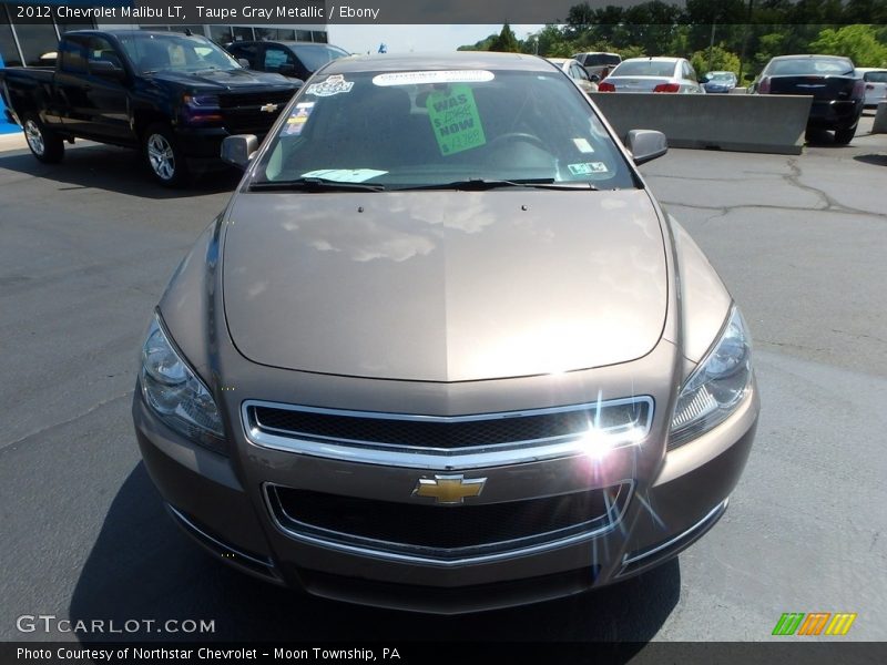 Taupe Gray Metallic / Ebony 2012 Chevrolet Malibu LT