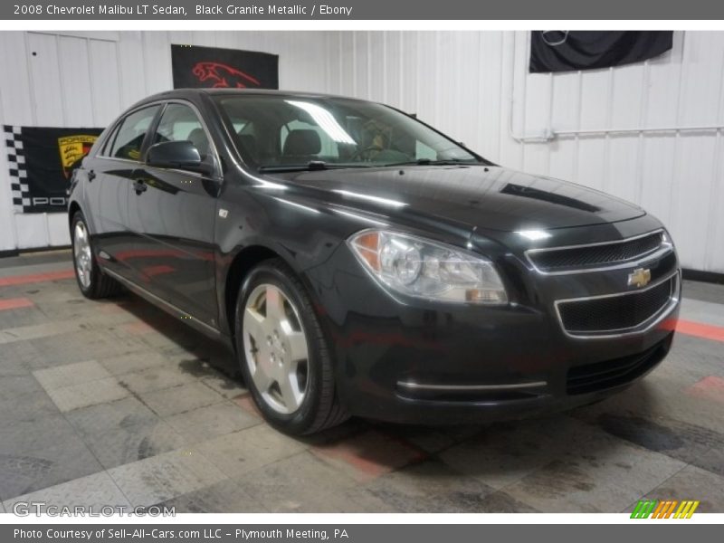 Black Granite Metallic / Ebony 2008 Chevrolet Malibu LT Sedan