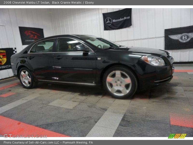 Black Granite Metallic / Ebony 2008 Chevrolet Malibu LT Sedan
