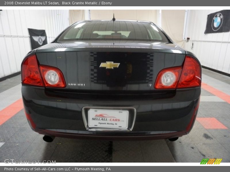 Black Granite Metallic / Ebony 2008 Chevrolet Malibu LT Sedan