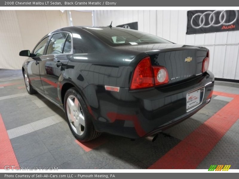 Black Granite Metallic / Ebony 2008 Chevrolet Malibu LT Sedan