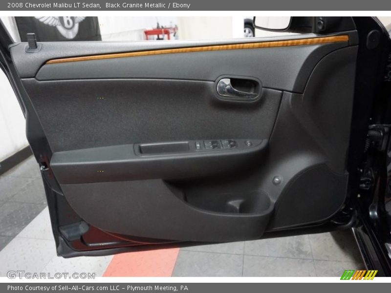 Black Granite Metallic / Ebony 2008 Chevrolet Malibu LT Sedan