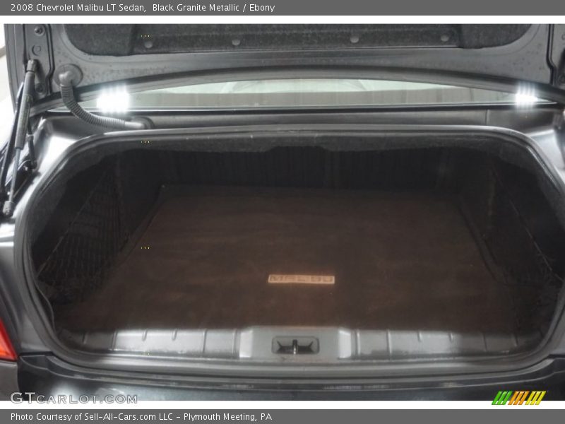 Black Granite Metallic / Ebony 2008 Chevrolet Malibu LT Sedan