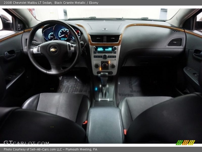 Black Granite Metallic / Ebony 2008 Chevrolet Malibu LT Sedan