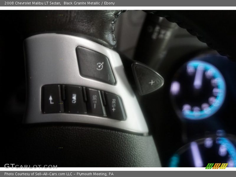 Black Granite Metallic / Ebony 2008 Chevrolet Malibu LT Sedan