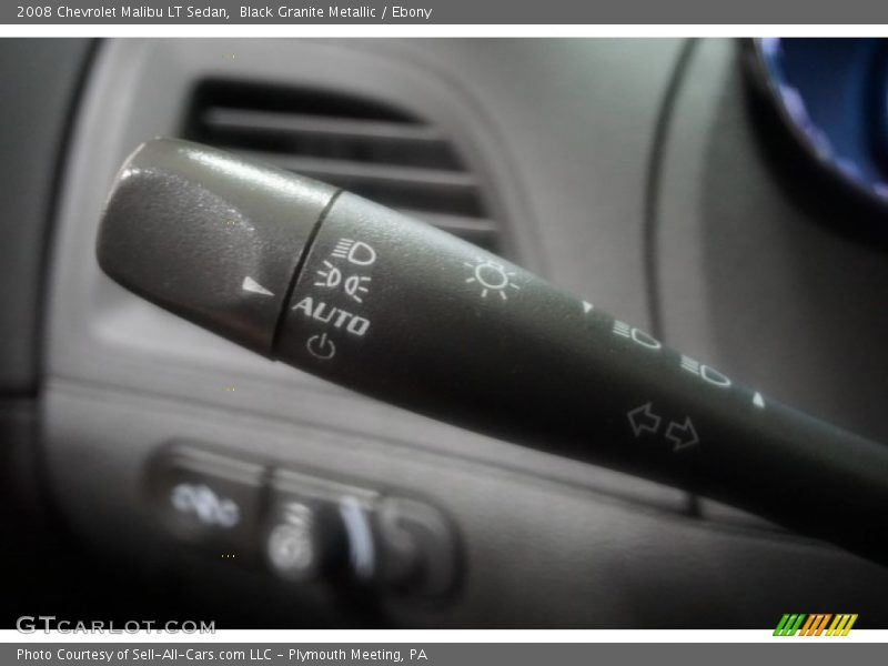 Black Granite Metallic / Ebony 2008 Chevrolet Malibu LT Sedan
