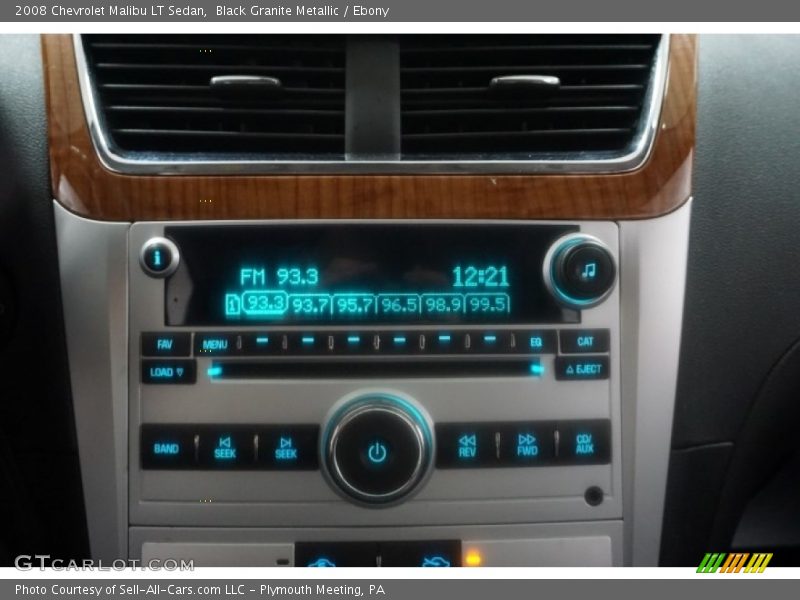 Black Granite Metallic / Ebony 2008 Chevrolet Malibu LT Sedan