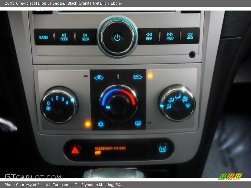 Black Granite Metallic / Ebony 2008 Chevrolet Malibu LT Sedan