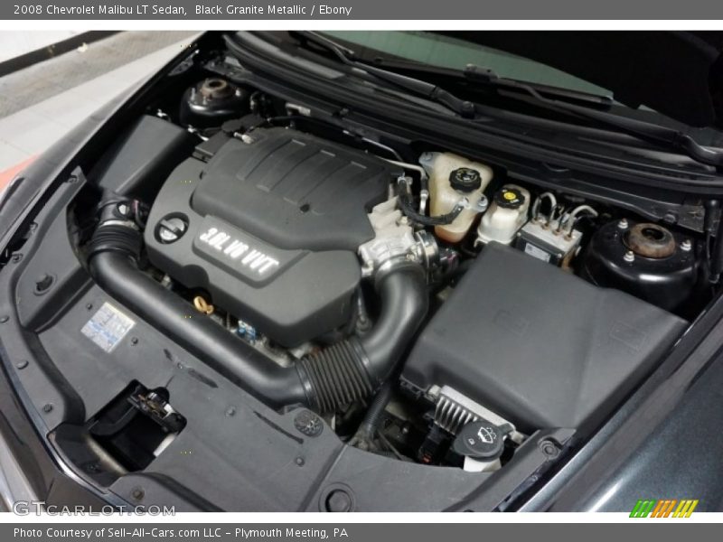 Black Granite Metallic / Ebony 2008 Chevrolet Malibu LT Sedan