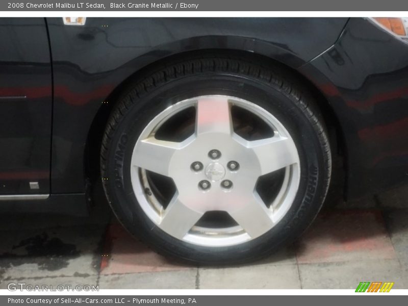Black Granite Metallic / Ebony 2008 Chevrolet Malibu LT Sedan