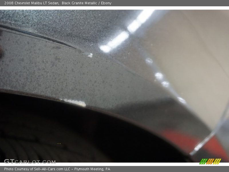 Black Granite Metallic / Ebony 2008 Chevrolet Malibu LT Sedan