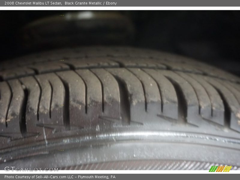 Black Granite Metallic / Ebony 2008 Chevrolet Malibu LT Sedan