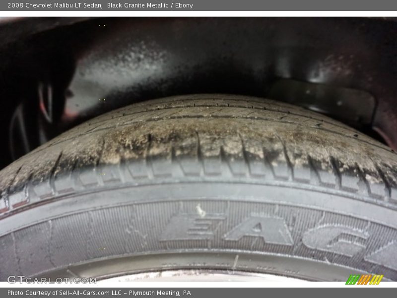 Black Granite Metallic / Ebony 2008 Chevrolet Malibu LT Sedan