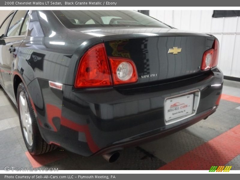 Black Granite Metallic / Ebony 2008 Chevrolet Malibu LT Sedan
