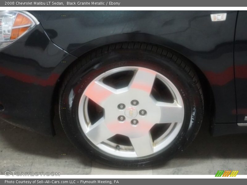 Black Granite Metallic / Ebony 2008 Chevrolet Malibu LT Sedan