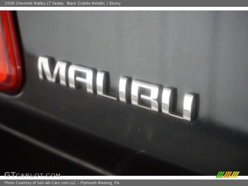 Black Granite Metallic / Ebony 2008 Chevrolet Malibu LT Sedan
