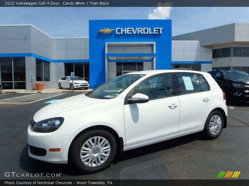 Candy White / Titan Black 2012 Volkswagen Golf 4 Door