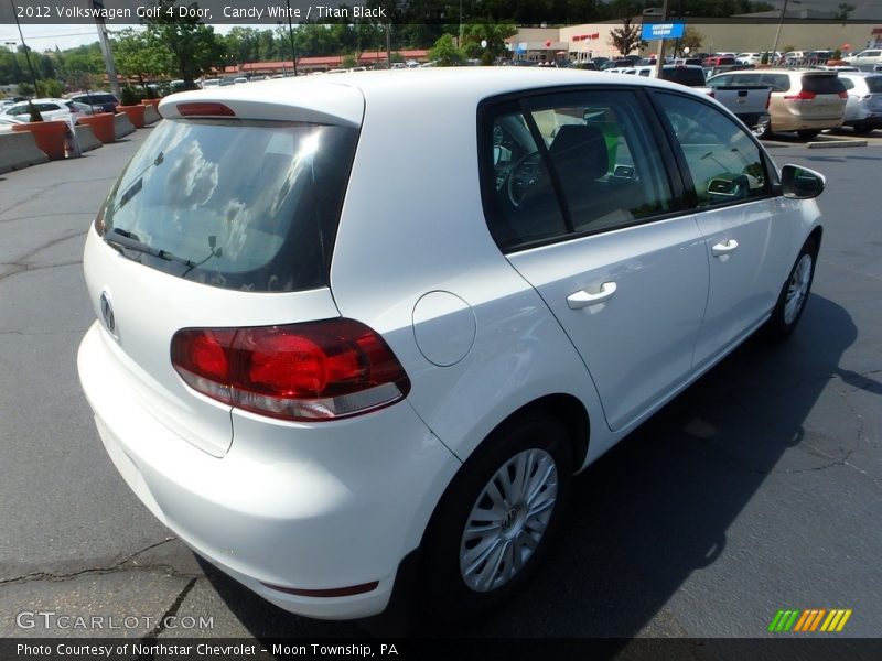 Candy White / Titan Black 2012 Volkswagen Golf 4 Door