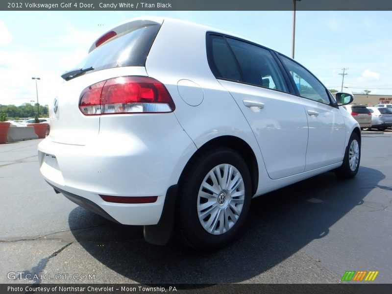 Candy White / Titan Black 2012 Volkswagen Golf 4 Door