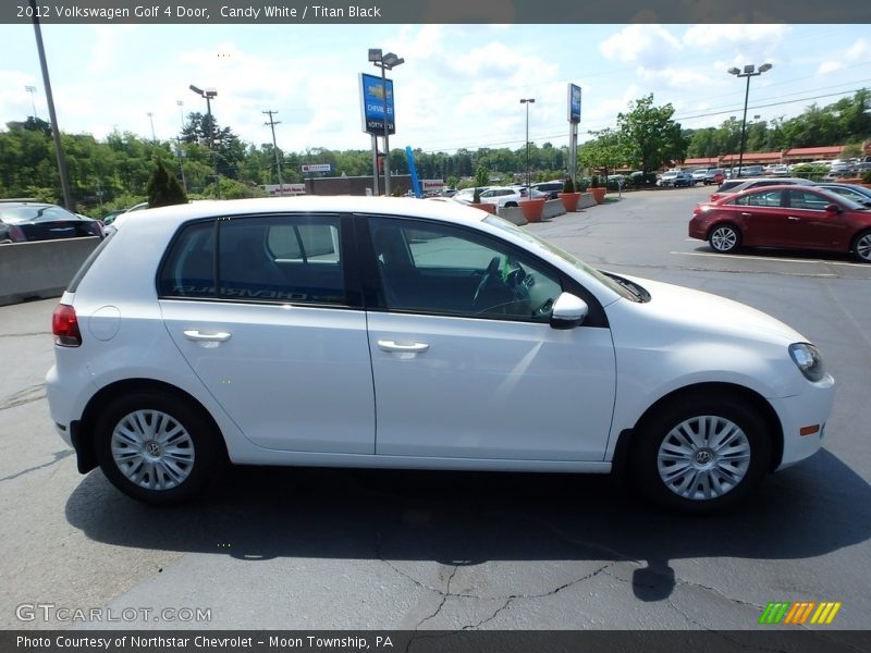 Candy White / Titan Black 2012 Volkswagen Golf 4 Door