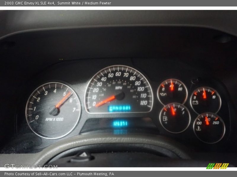 Summit White / Medium Pewter 2003 GMC Envoy XL SLE 4x4