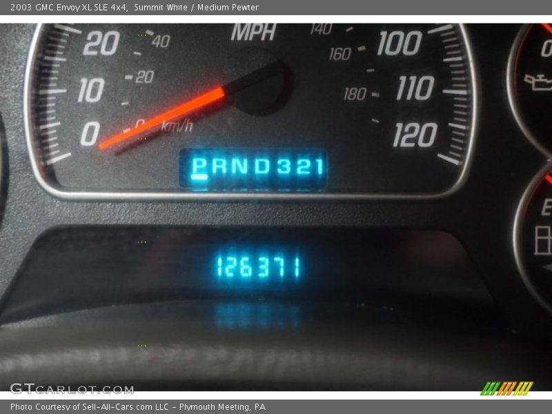 Summit White / Medium Pewter 2003 GMC Envoy XL SLE 4x4