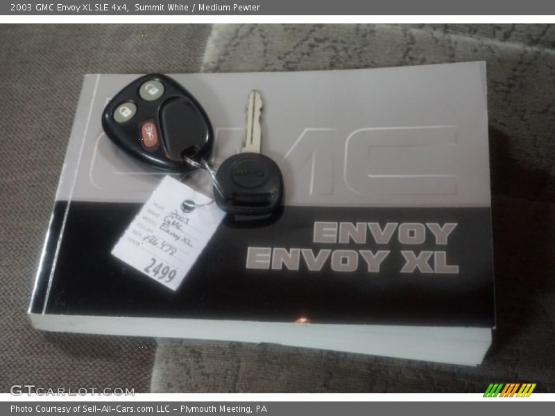 Summit White / Medium Pewter 2003 GMC Envoy XL SLE 4x4