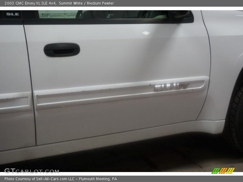 Summit White / Medium Pewter 2003 GMC Envoy XL SLE 4x4