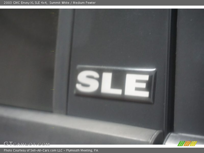Summit White / Medium Pewter 2003 GMC Envoy XL SLE 4x4