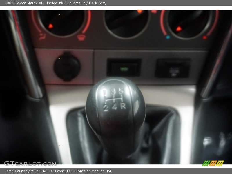 Indigo Ink Blue Metallic / Dark Gray 2003 Toyota Matrix XR