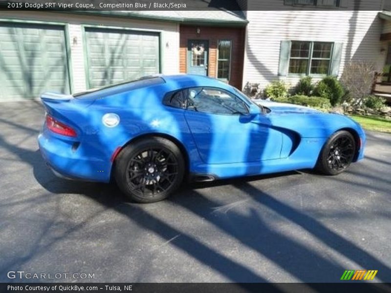 Competition Blue / Black/Sepia 2015 Dodge SRT Viper Coupe