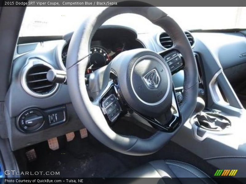 Competition Blue / Black/Sepia 2015 Dodge SRT Viper Coupe