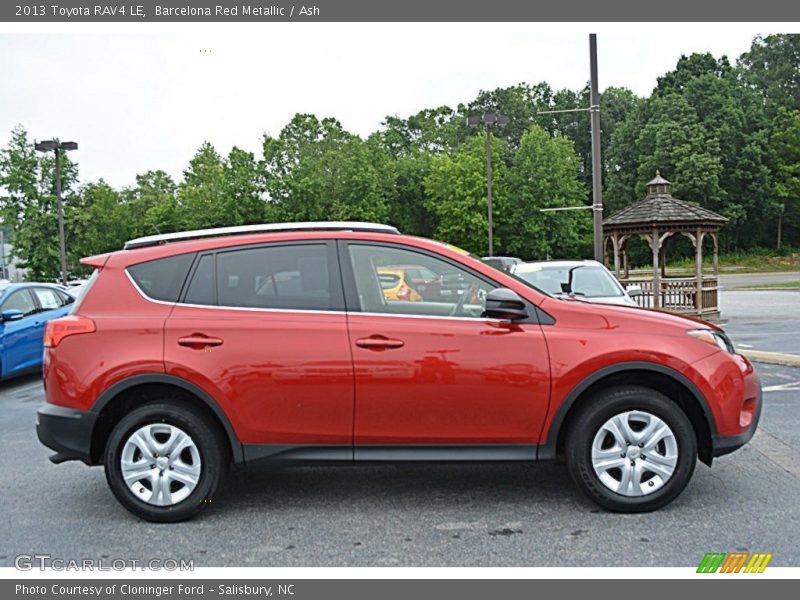 Barcelona Red Metallic / Ash 2013 Toyota RAV4 LE