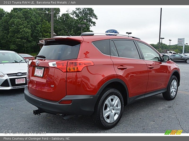 Barcelona Red Metallic / Ash 2013 Toyota RAV4 LE