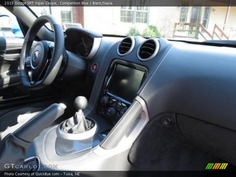 Competition Blue / Black/Sepia 2015 Dodge SRT Viper Coupe