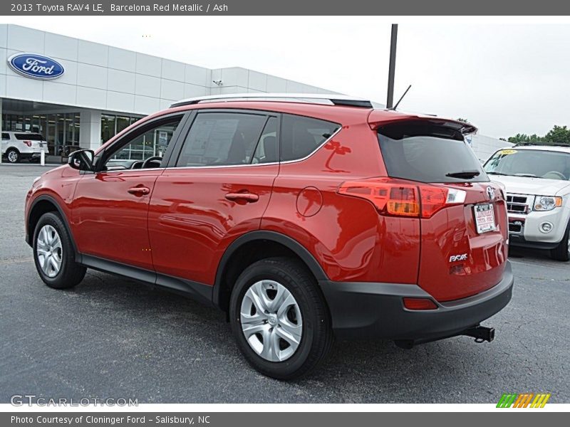 Barcelona Red Metallic / Ash 2013 Toyota RAV4 LE