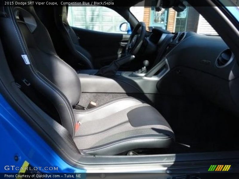 Competition Blue / Black/Sepia 2015 Dodge SRT Viper Coupe