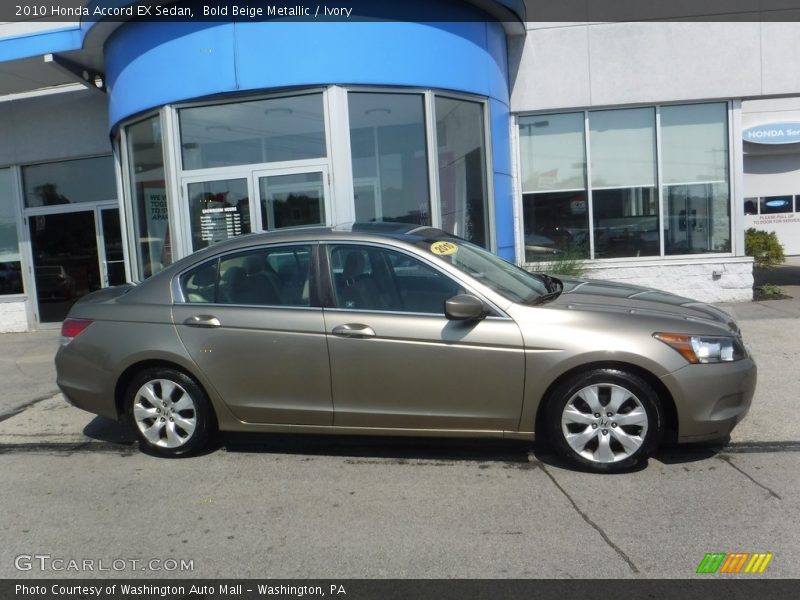 Bold Beige Metallic / Ivory 2010 Honda Accord EX Sedan