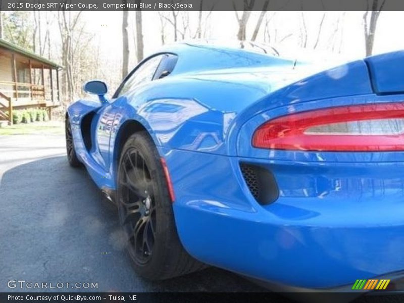 Competition Blue / Black/Sepia 2015 Dodge SRT Viper Coupe