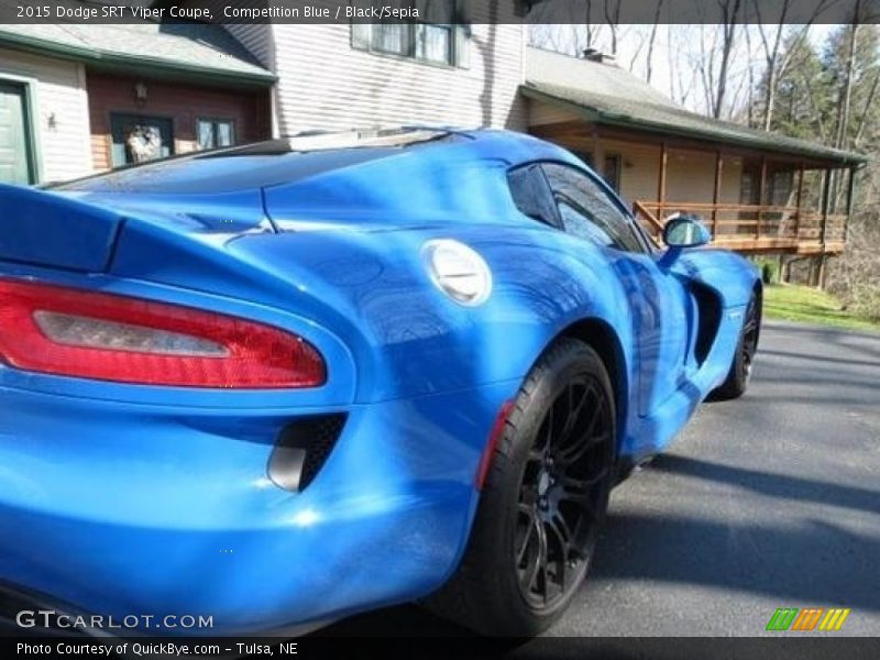 Competition Blue / Black/Sepia 2015 Dodge SRT Viper Coupe