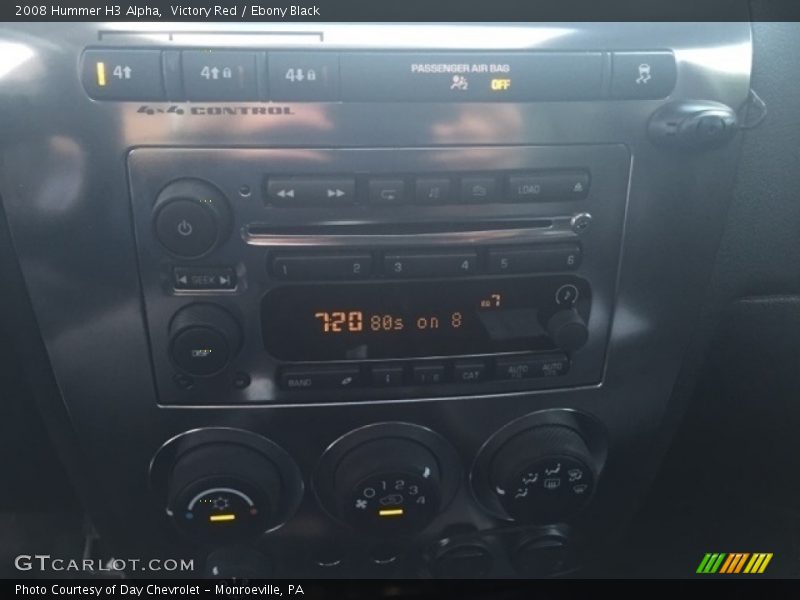 Victory Red / Ebony Black 2008 Hummer H3 Alpha