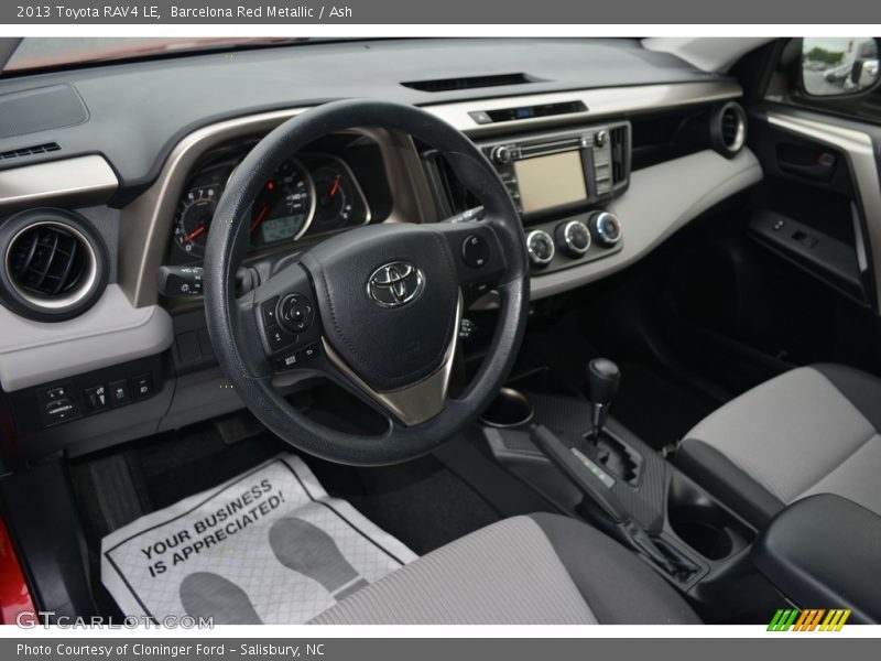 Barcelona Red Metallic / Ash 2013 Toyota RAV4 LE