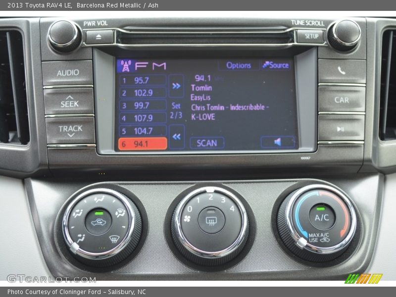 Barcelona Red Metallic / Ash 2013 Toyota RAV4 LE