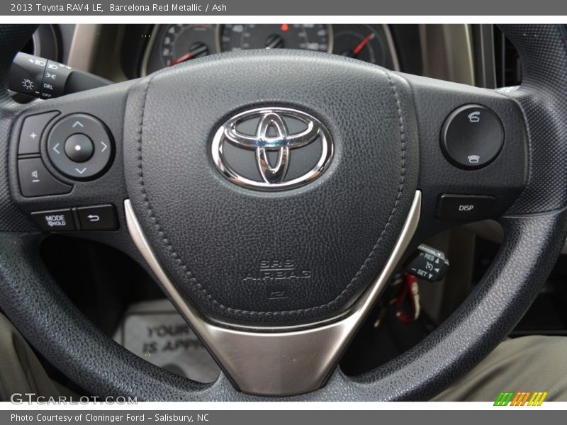 Barcelona Red Metallic / Ash 2013 Toyota RAV4 LE