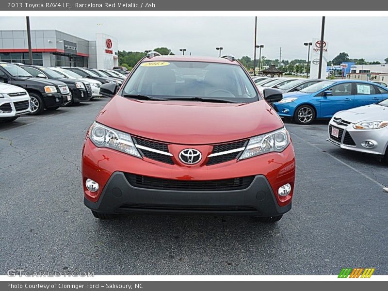 Barcelona Red Metallic / Ash 2013 Toyota RAV4 LE